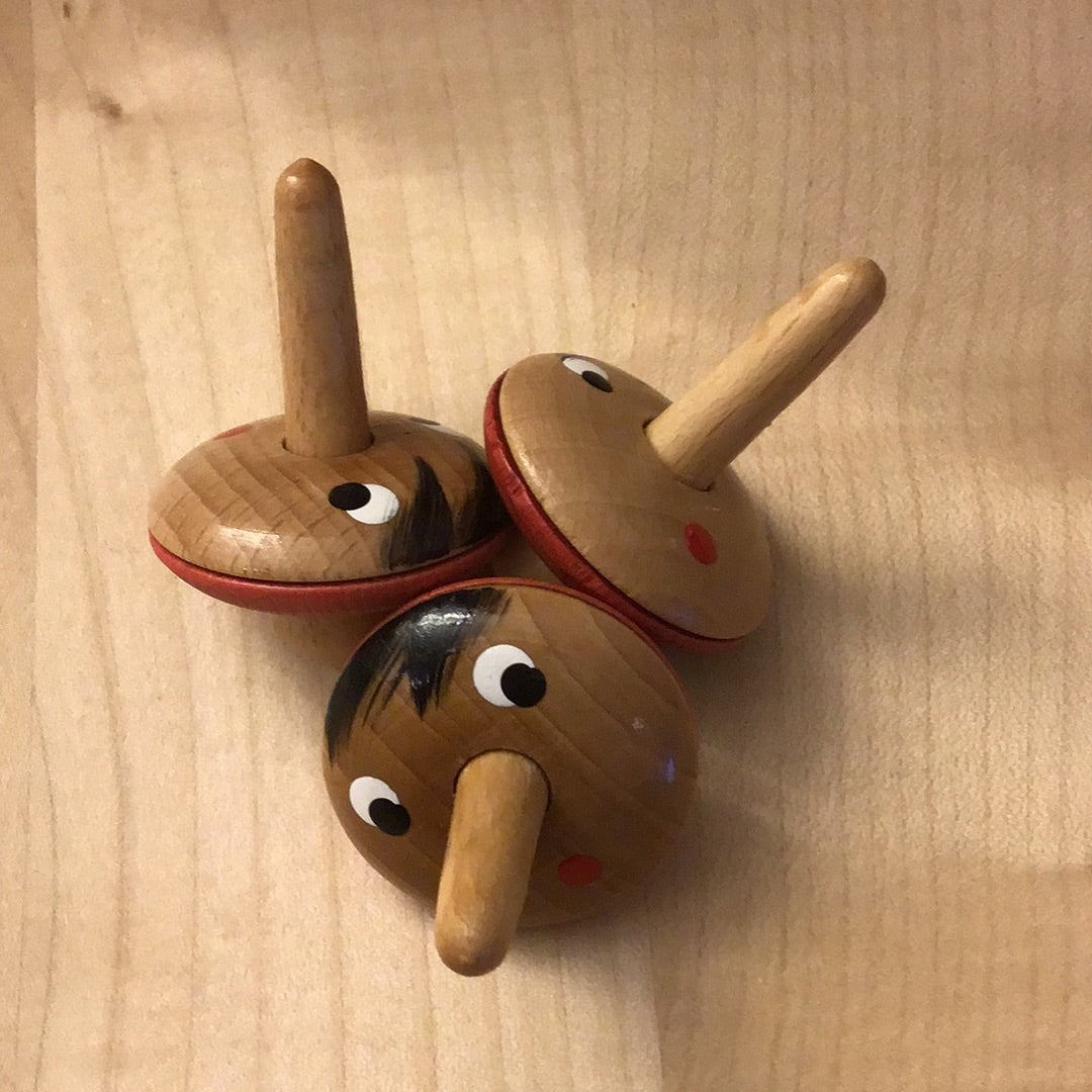 tol pinokkio hout - toupie pinocchio en bois