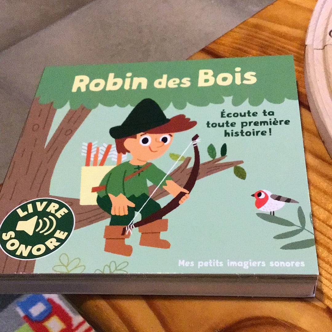 livre imagiers sonores robin des bois FRA