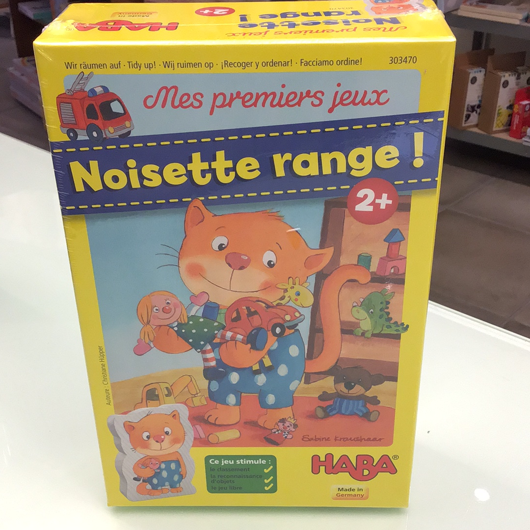 noisette range ! - mes premiers jeux FRA