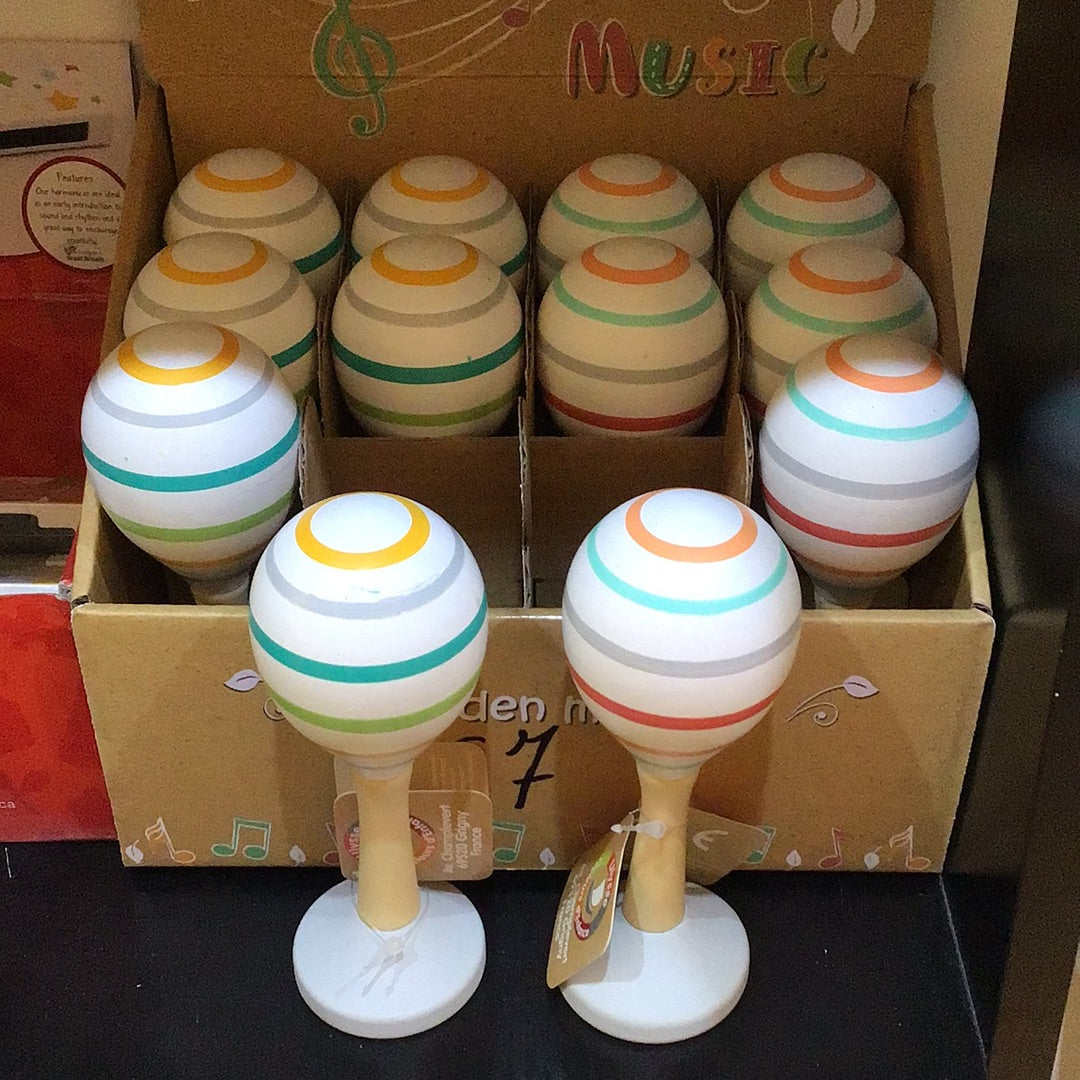 maracas in pastelkleuren - maracas en couleurs pastel