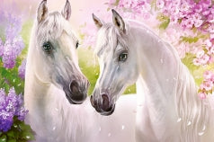 Puzzel Romantic horses 300pc