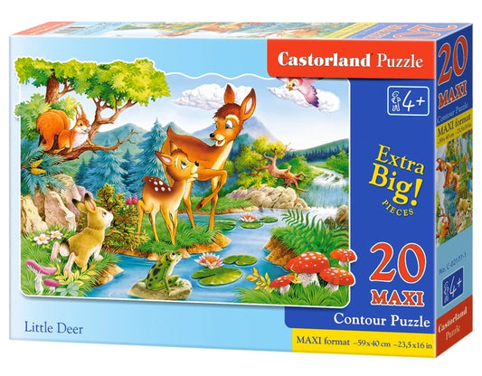 puzzle petit cerf MAXI 20pc