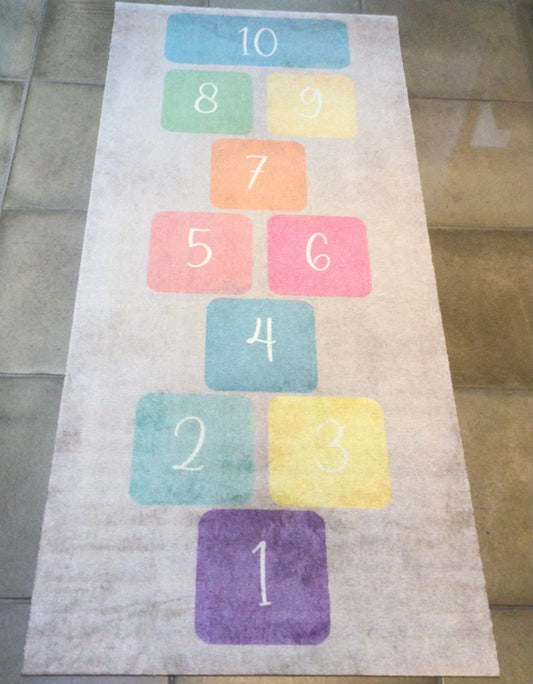 tapis de marelle - saut à pas