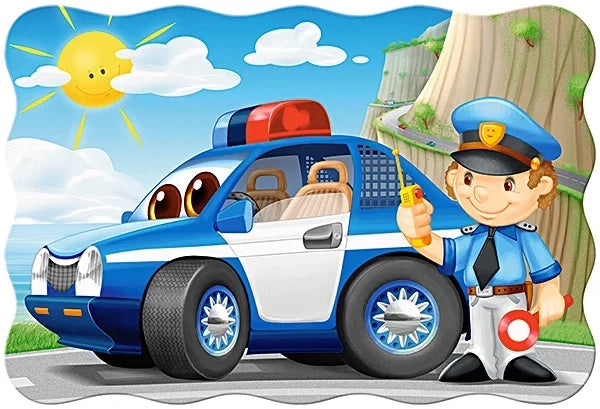 puzzel Police patrol MAXI  20pc