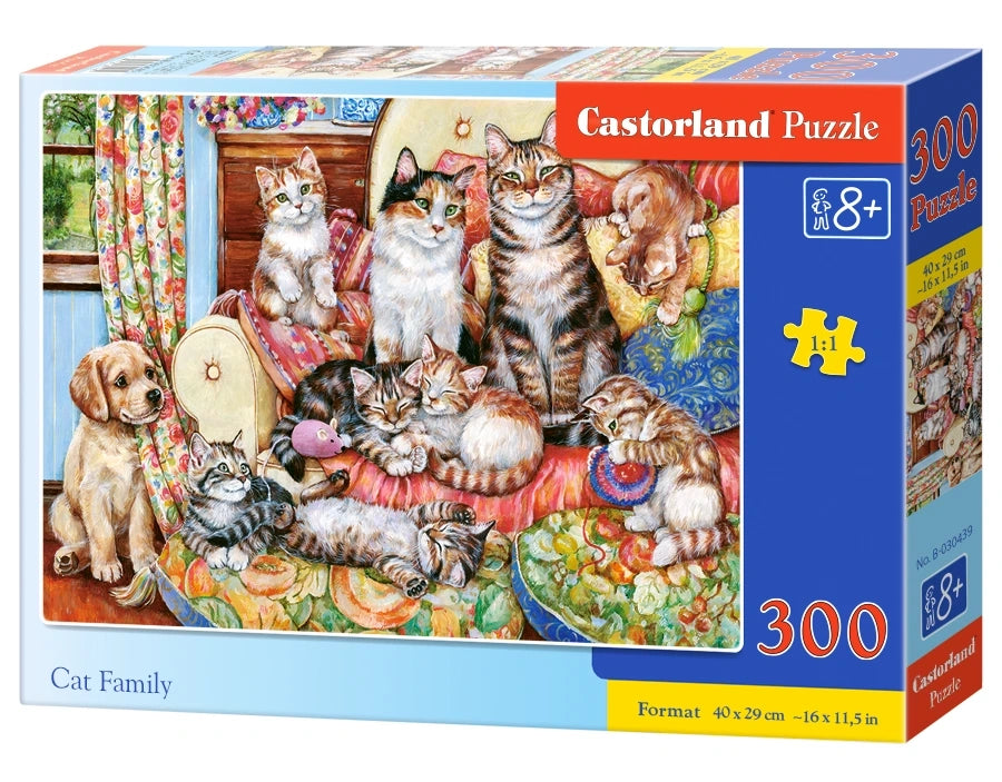 Puzzel Cat Family 300pc