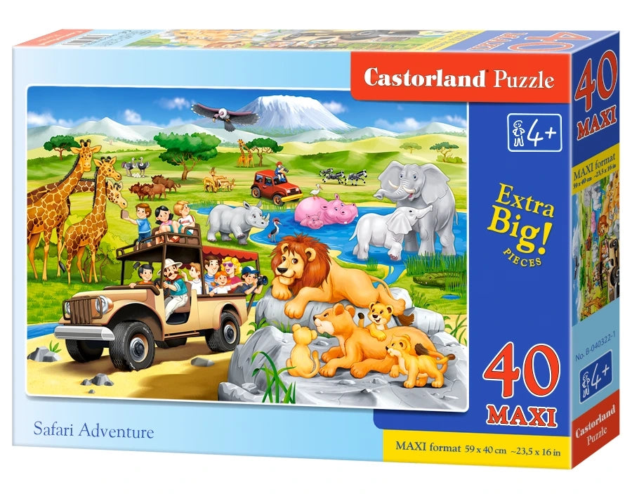 puzzel safari adventure MAXI 40pc