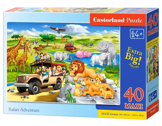 puzzel safari adventure MAXI 40pc