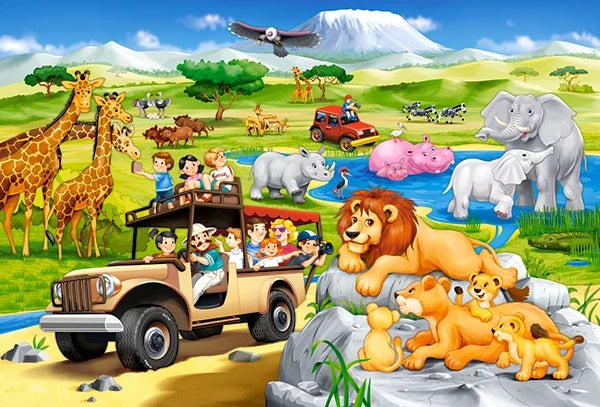 puzzel safari adventure MAXI 40pc