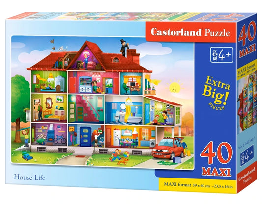 puzzel house life MAXI 40pc