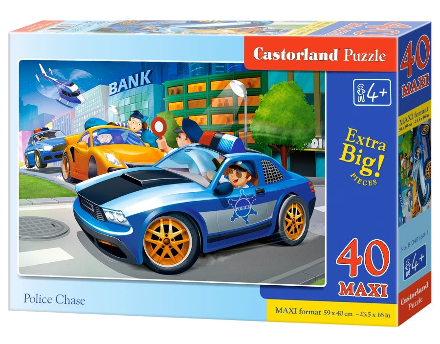 puzzel police chase MAXI 40pc