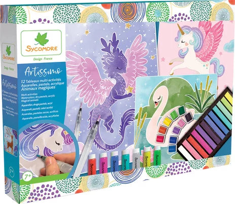 artissimo XXL multi activities - water color pastels - acrylic magic animals