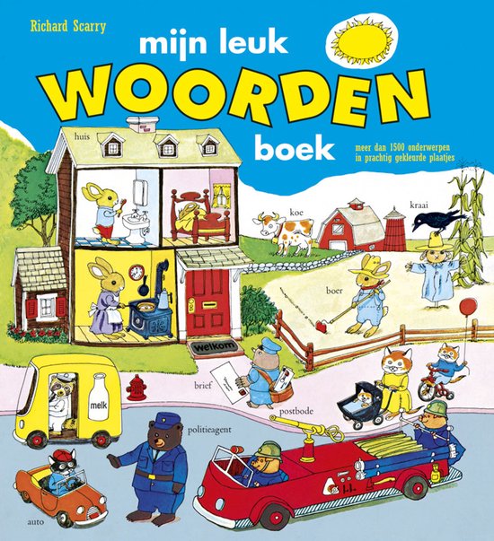 Mijn leuk woorden boek richard scarry NED