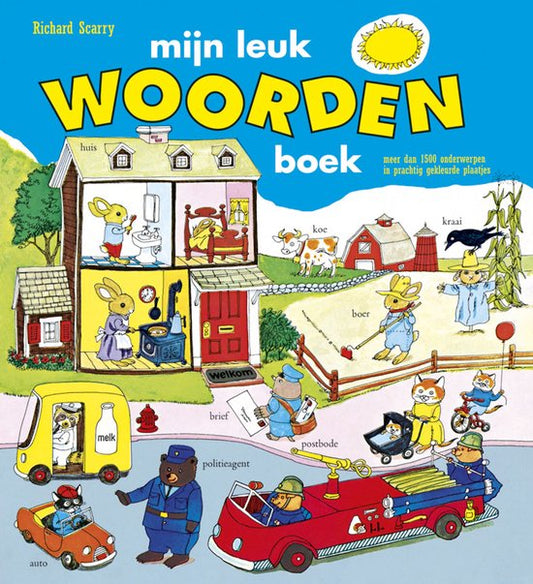 Mijn leuk woorden boek richard scarry NED