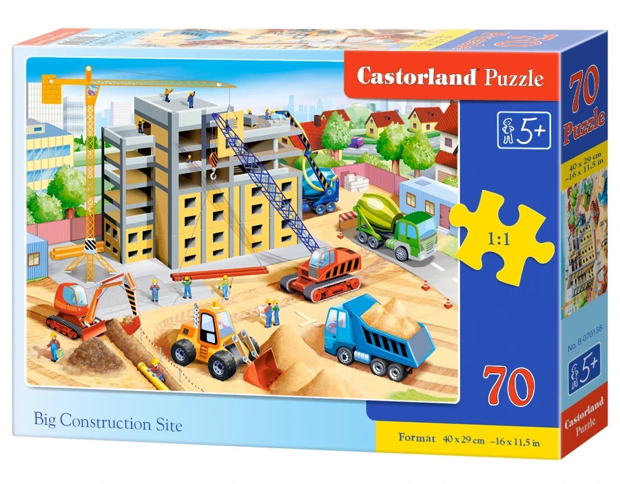 puzzel Big construction site 70pc