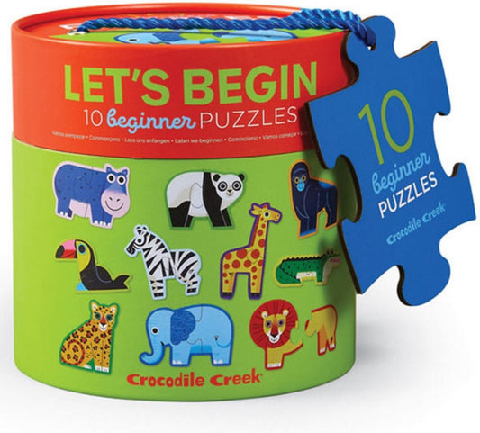 ton met 10 eerste puzzels van 2pc let's begin - jungle