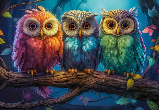 Puzzel Three Little Owls 1000pc