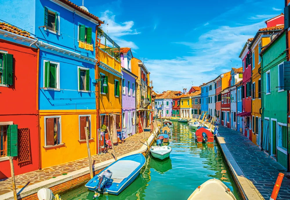 Puzzel Burano Colors Italy 1000pc