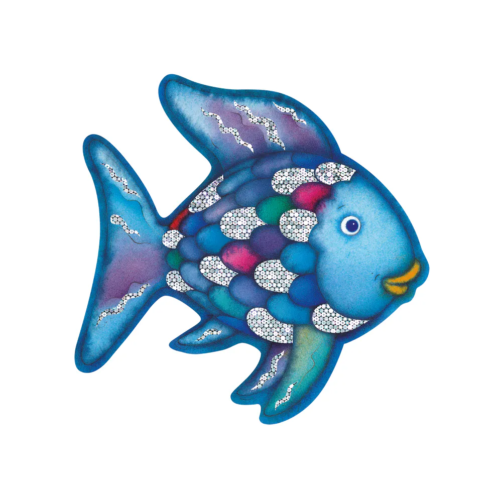 lot de 2 puzzles poisson arc-en-ciel scintillant HABA