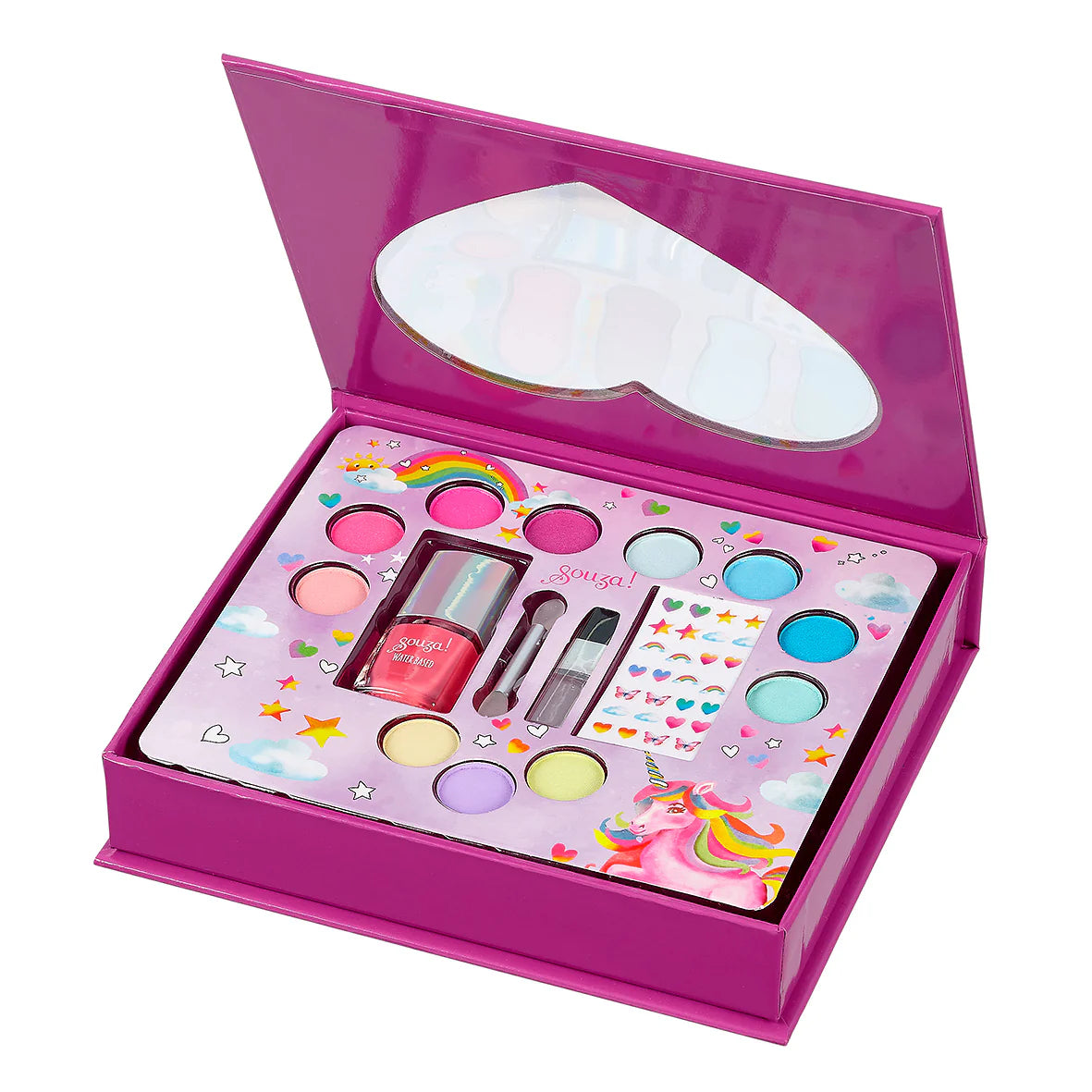 coffret maquillage - coffret cadeau coeur - kit de maquillage boîte cadeau coeur