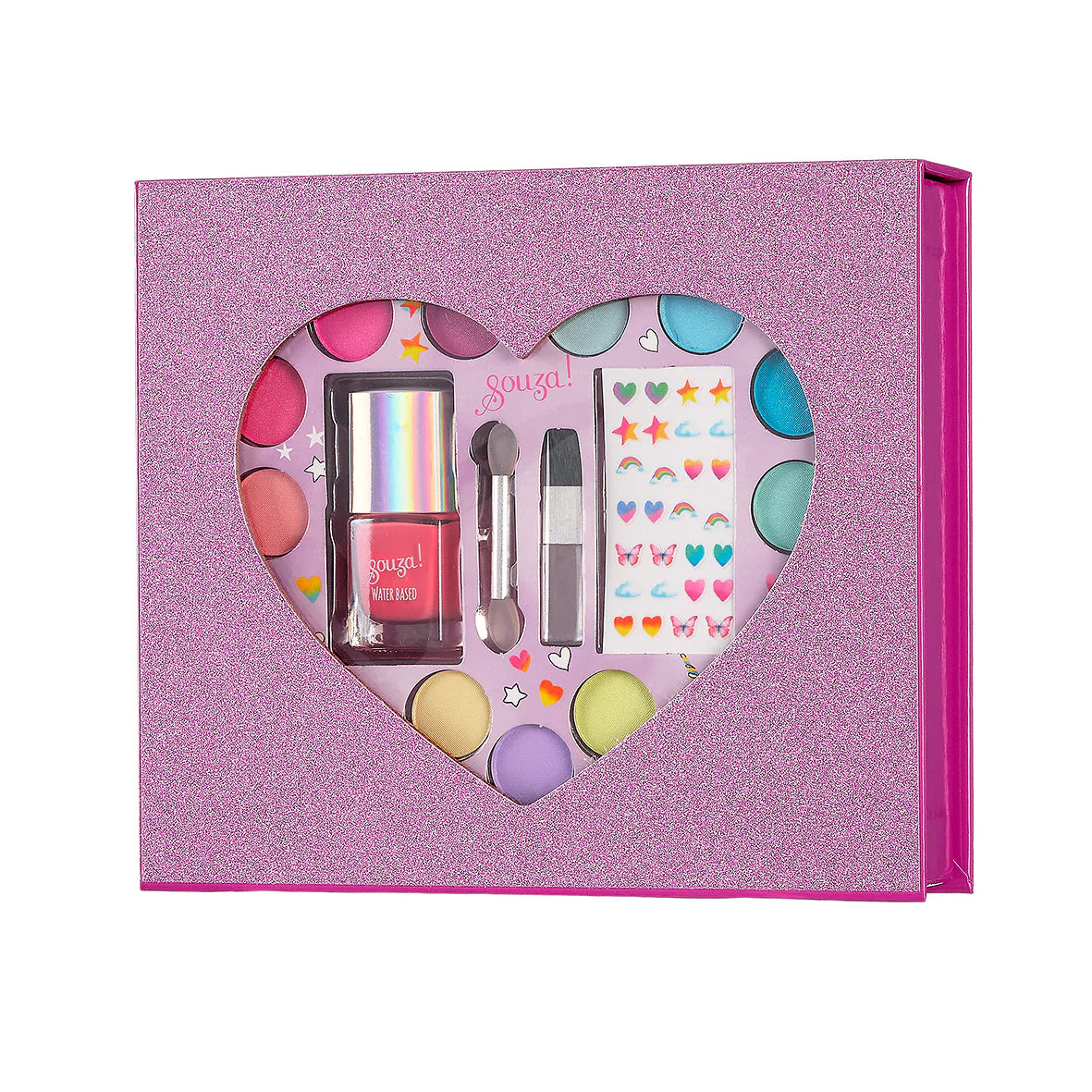coffret maquillage - coffret cadeau coeur - kit de maquillage boîte cadeau coeur
