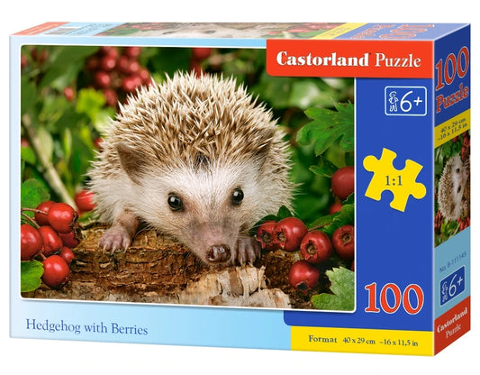 puzzel Hedgehog with berries 100pc