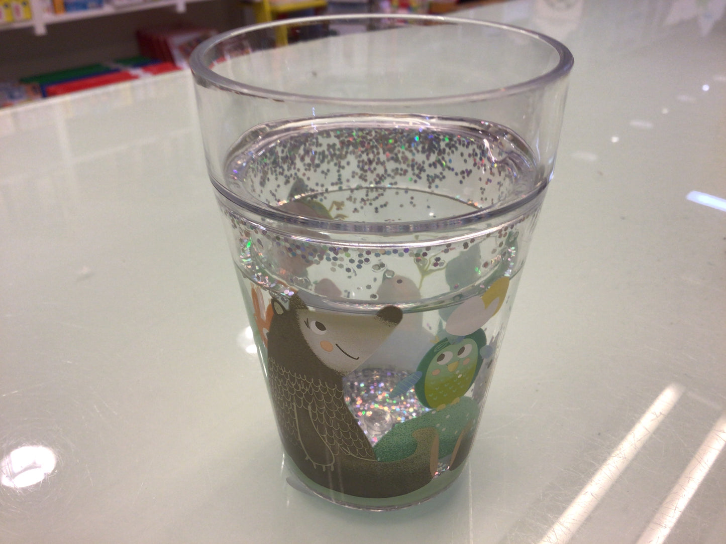 tasse à paillettes