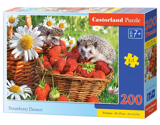 puzzle dessert aux fraises 200pc