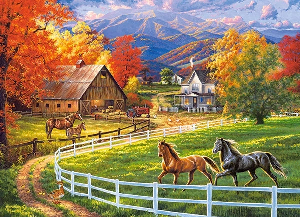 puzzel Horse valley farm 200pc