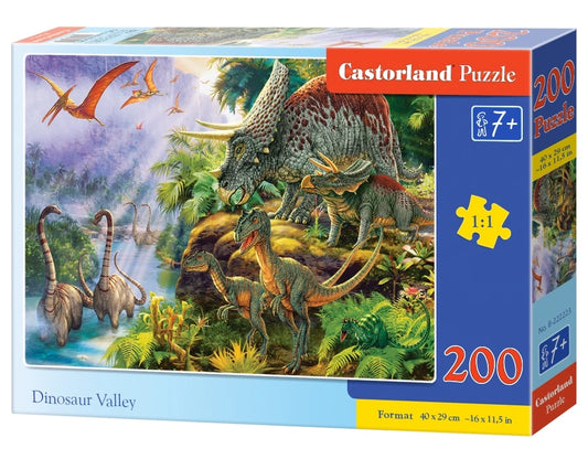 puzzle Vallée des dinosaures 200pc
