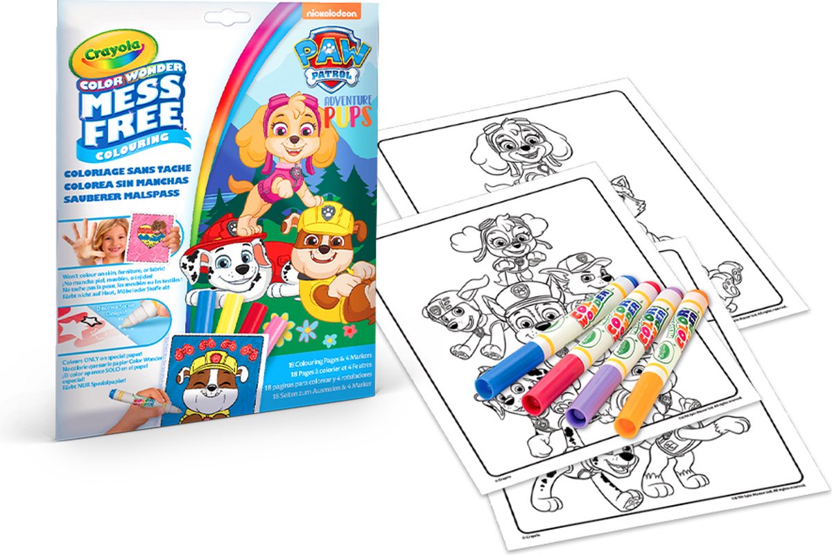 Livre de Coloriage avec Crayons Color Wonder CRAYOLA