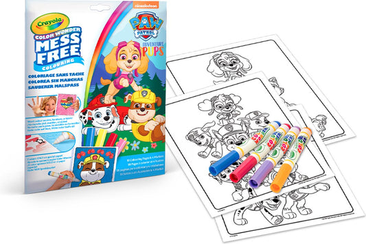 disney paw patrol set kleurboek met stiften colorwonder CRAYOLA