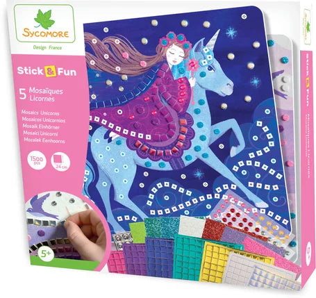 stick'n fun mozaiëk unicorns