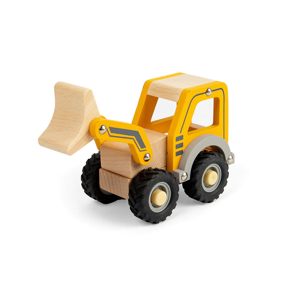 houten mini-speelgoedtrucks