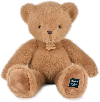Peluche ours Clémentin praliné 38 cm
