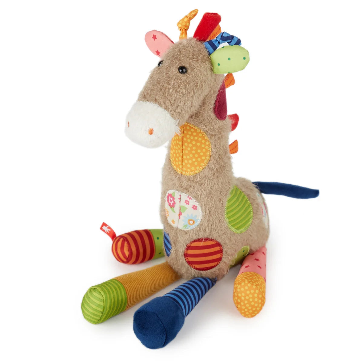 doudou girafe sweety - patchwork world