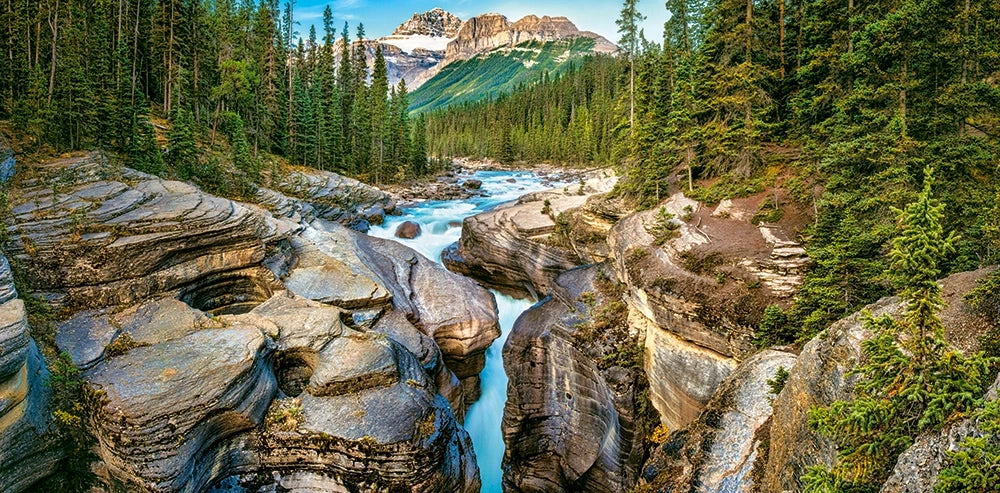 puzzel Mistaya canyon Banff national park canada 4000pc