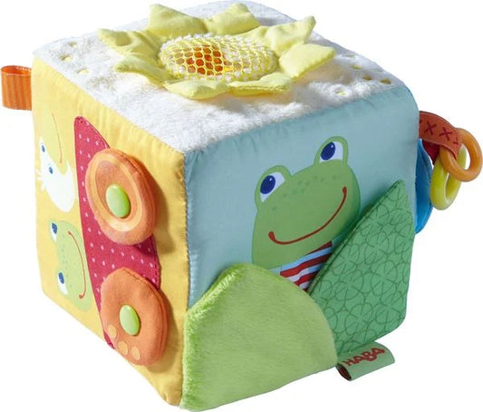 stoffen speelkubus toverkikker