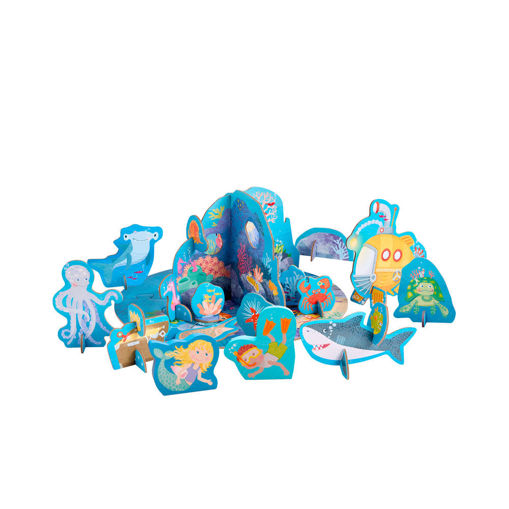 puzzel 3D onderwater