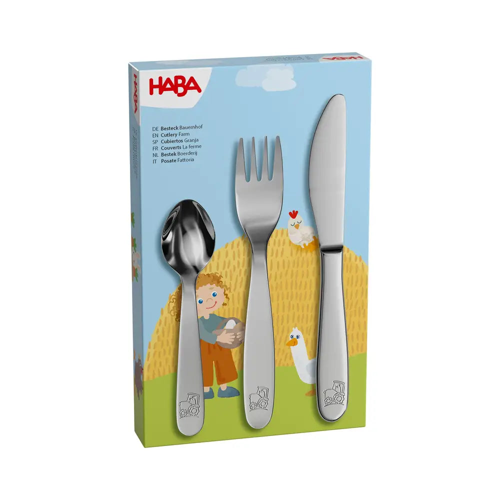 melamine eet servies voor peuter boerderij