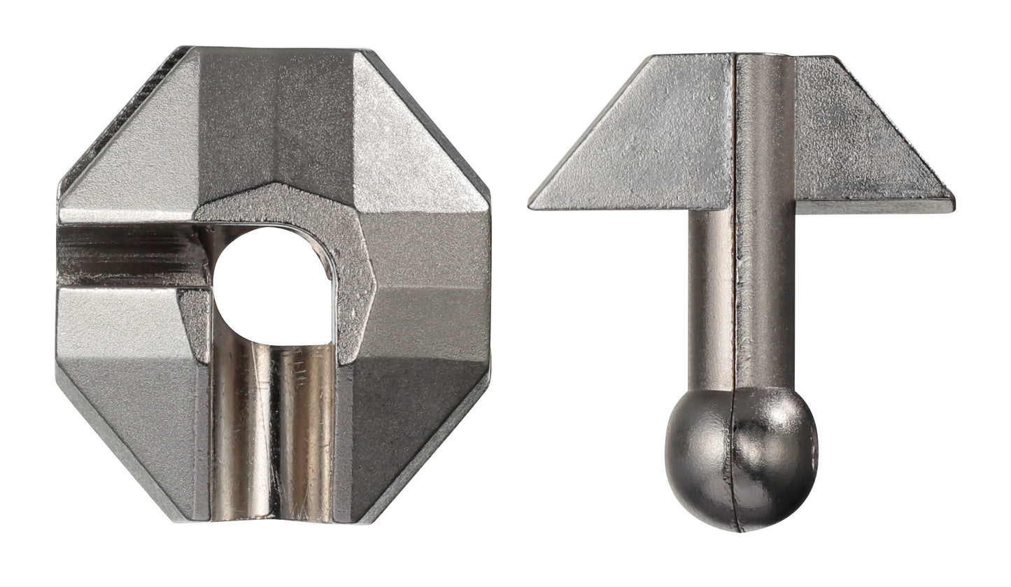 metalen breinbreker 3D niveau 1 tot 3 naar keuze per stuk - HUZZLE metal puzzels 3D - casse tête en métal  3D niveau 1 à 3 au choix par pièce