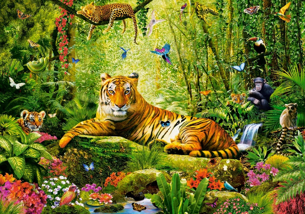 Puzzel his majesty, the tiger 500pc