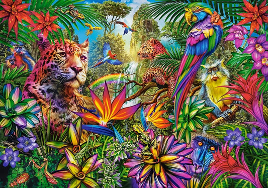 Puzzel jungle fashion 500pc