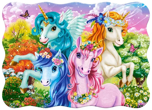 puzzle le licorne selfie 30pc
