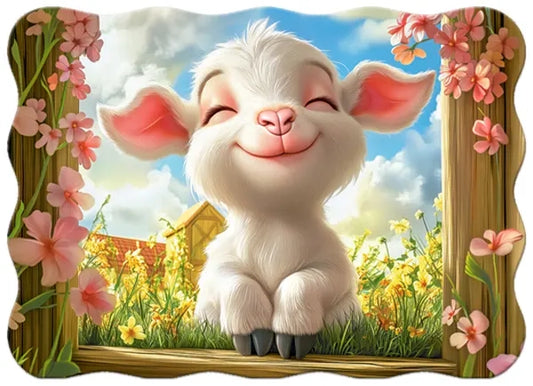 puzzle le chèvre mignone 30pc