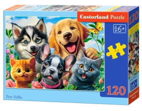 puzzel pets selfie 120pc