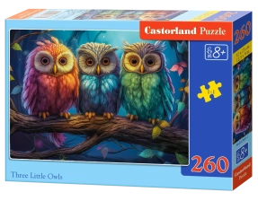 puzzle three little owls 260pc
