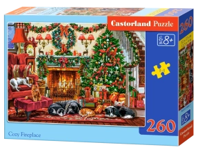 puzzle cozy fireplace 260pc