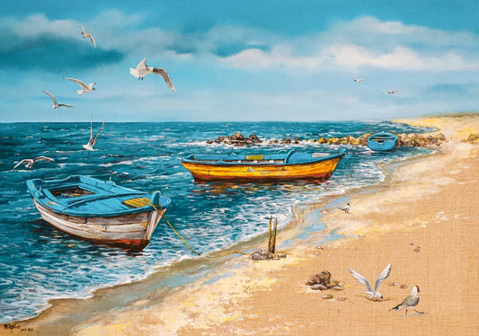 Puzzle le matin près de la mer 500pc