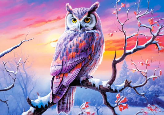 Puzzle  le matin parfait de l'hibou 500pc