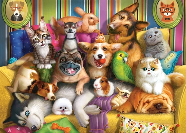 puzzle playful pets 60pc